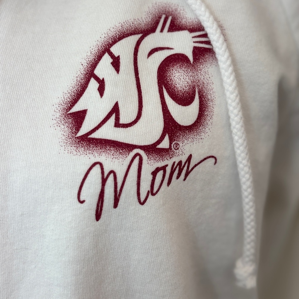 WSU Hoodie Washington State Cougs Sweatshirt Moms Weekend Family Wknd Large